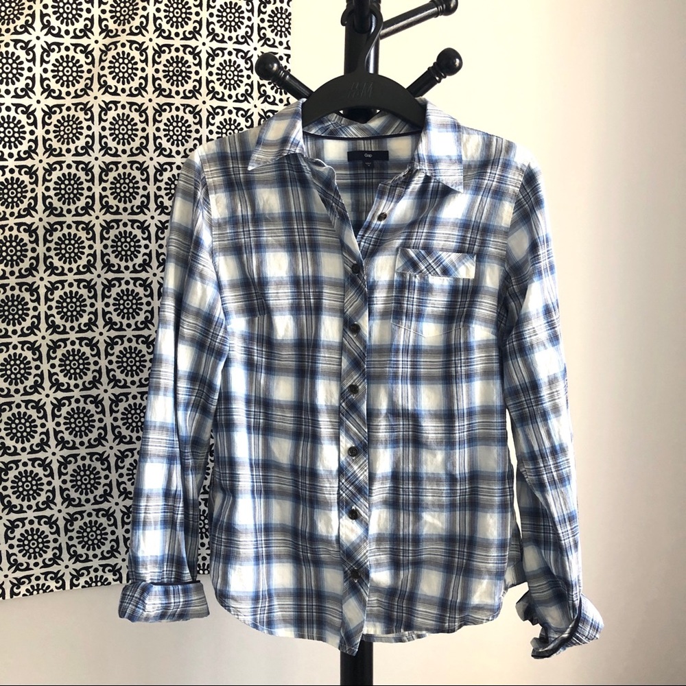 Gap Plaid Button Down